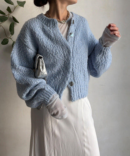 粗針織開衫
