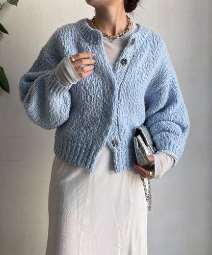 粗針織開衫