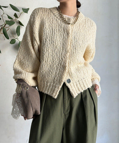 粗針織開衫
