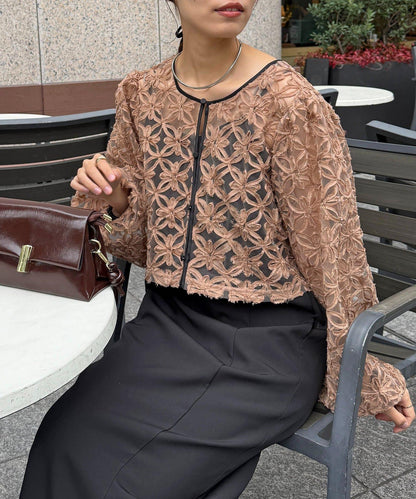 網紗套裝連衣裙