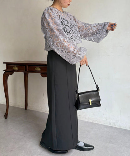 網紗套裝連衣裙