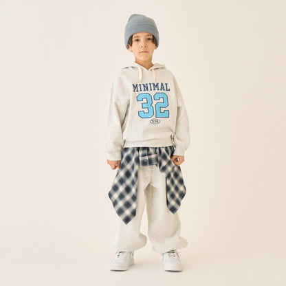 格子襯衫連帽衫