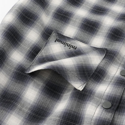 格子襯衫連帽衫