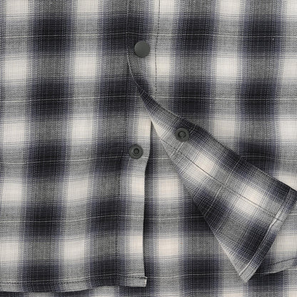 格子襯衫連帽衫