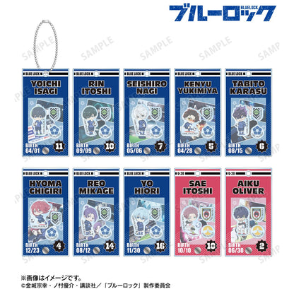 《藍色監獄》 場景插畫配件框架亞克力掛件（單品/全套BOX）【BOX/10個裝】