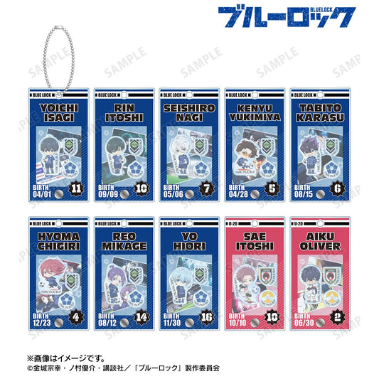 《藍色監獄》 場景插畫配件框架亞克力掛件（單品/全套BOX）【BOX/10個裝】