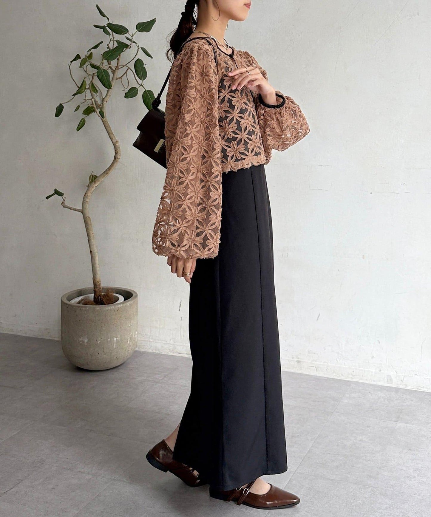 網紗套裝連衣裙