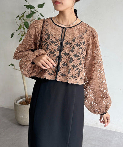 網紗套裝連衣裙