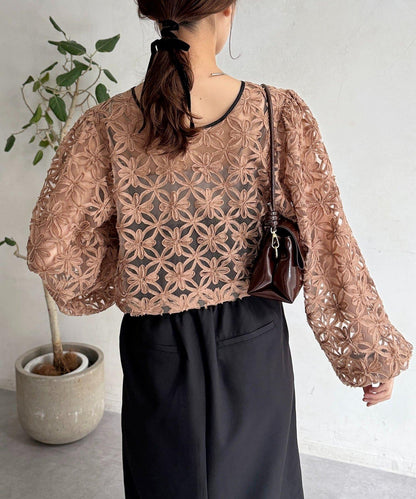 網紗套裝連衣裙