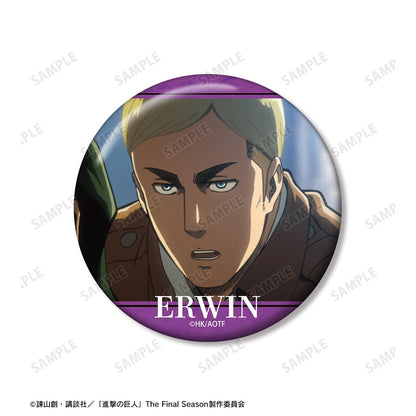 《進擊的巨人》艾爾文 75mm徽章2枚套裝