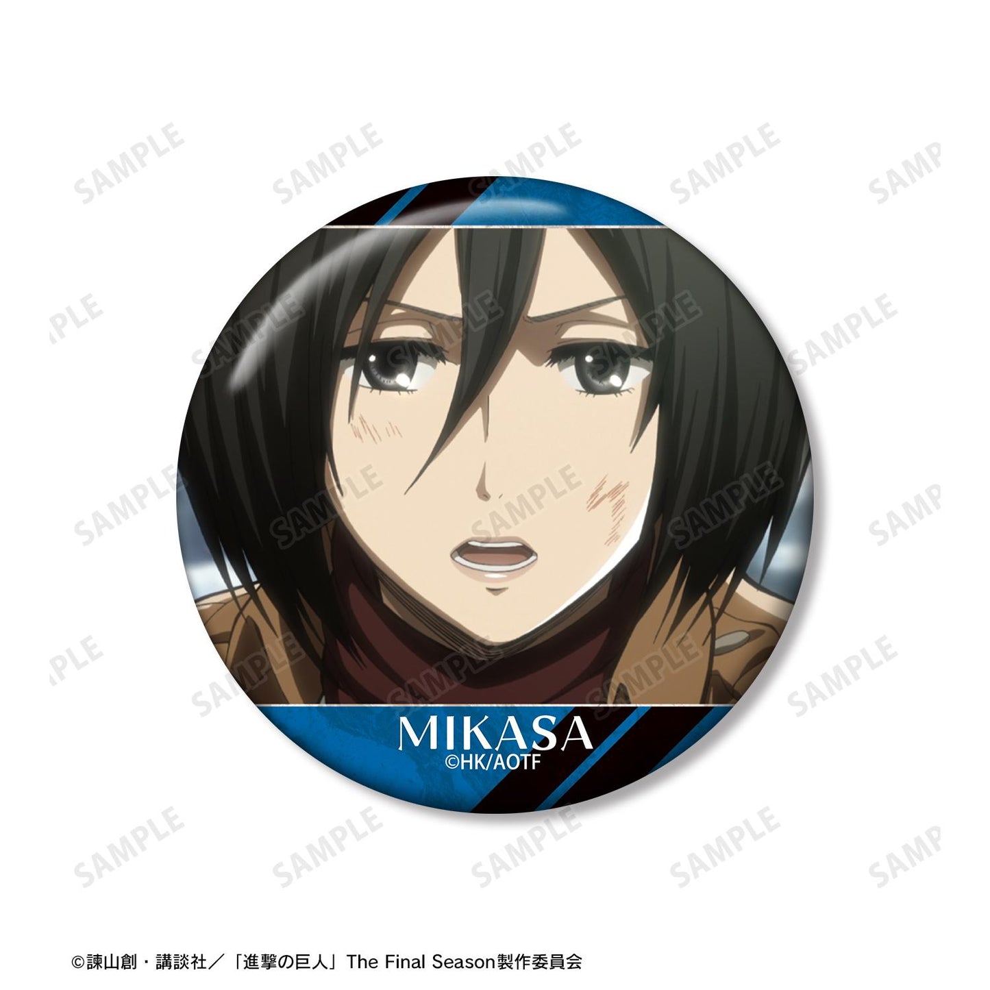 《進擊的巨人》米卡莎 場景寫實徽章3個套裝