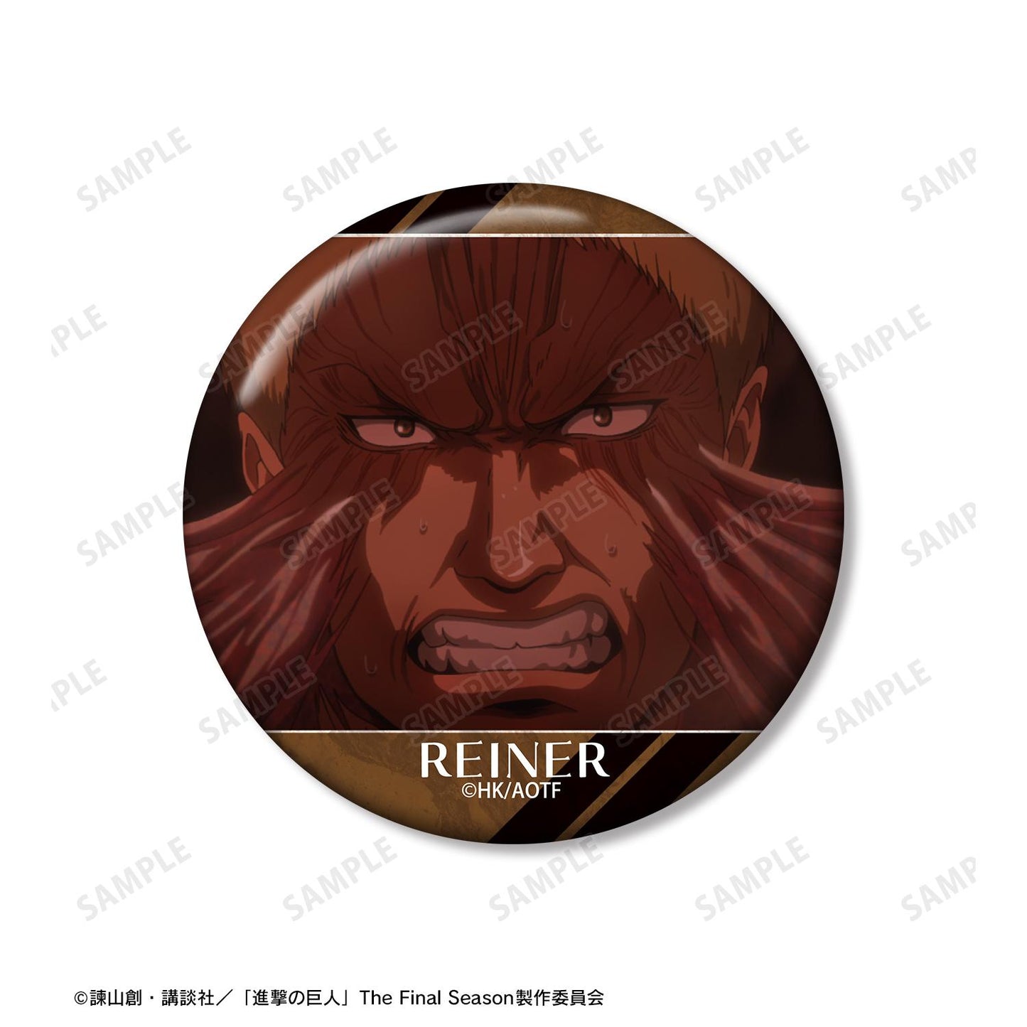 《進擊的巨人》萊納 場景寫實徽章3個套裝