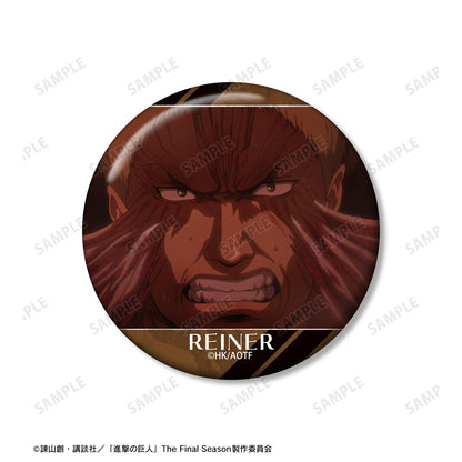 《進擊的巨人》萊納 場景寫實徽章3個套裝