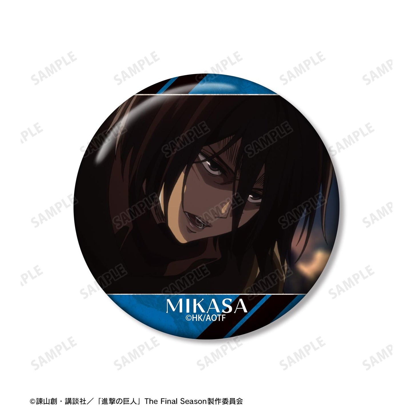 《進擊的巨人》米卡莎 場景寫實徽章3個套裝