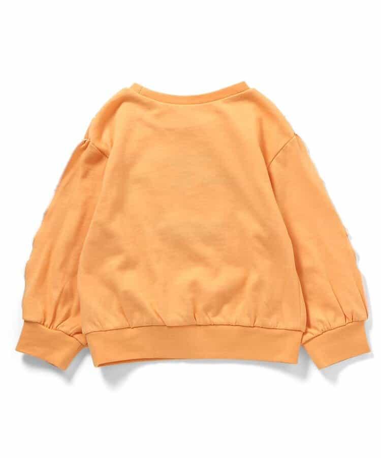 刺繡學院風標誌波浪邊衛衣