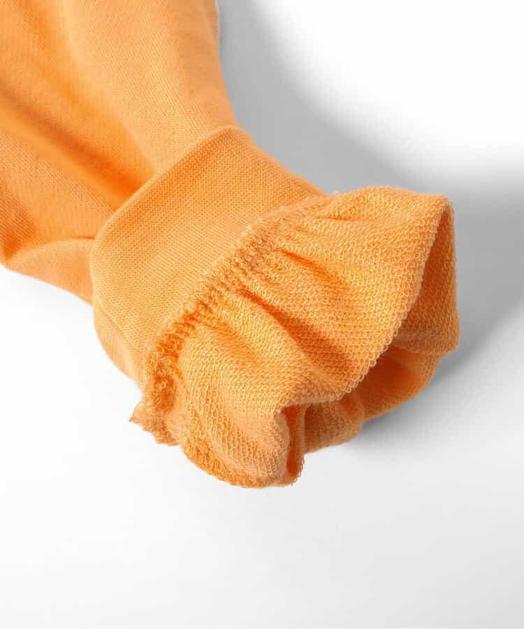 刺繡學院風標誌波浪邊衛衣