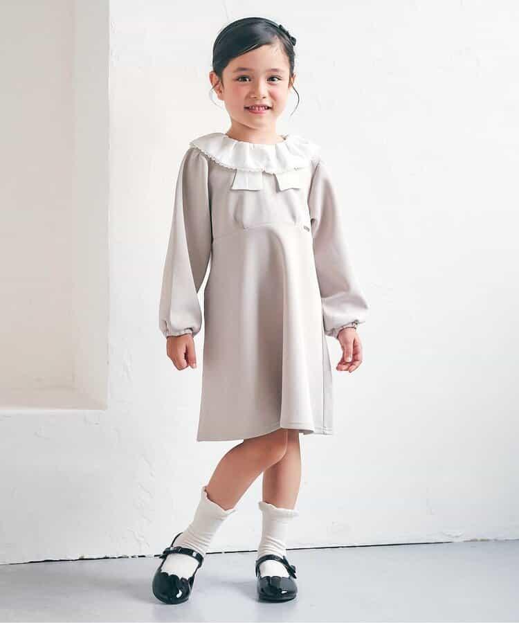 珍珠裝飾圓領襪