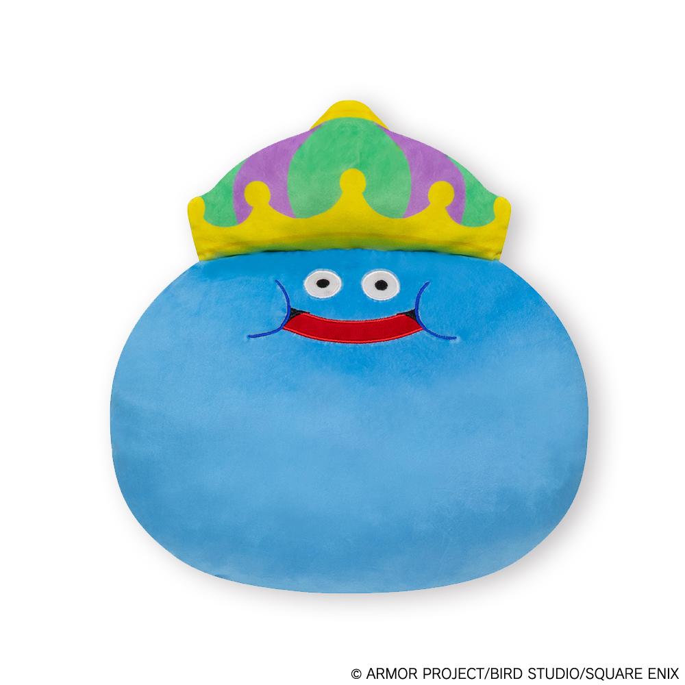 勇者鬥惡龍 笑臉史萊姆_靠墊毛毯 國王史萊姆