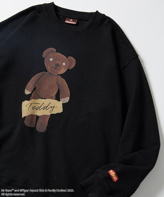 Mr. Bean Teddy設計圓領衛衣