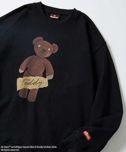 Mr. Bean Teddy設計圓領衛衣