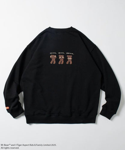 Mr. Bean Teddy設計圓領衛衣
