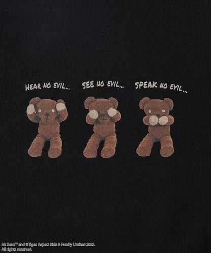 Mr. Bean Teddy設計圓領衛衣