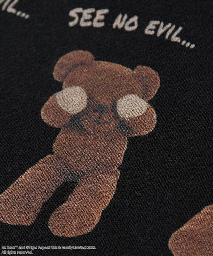 Mr. Bean Teddy設計圓領衛衣