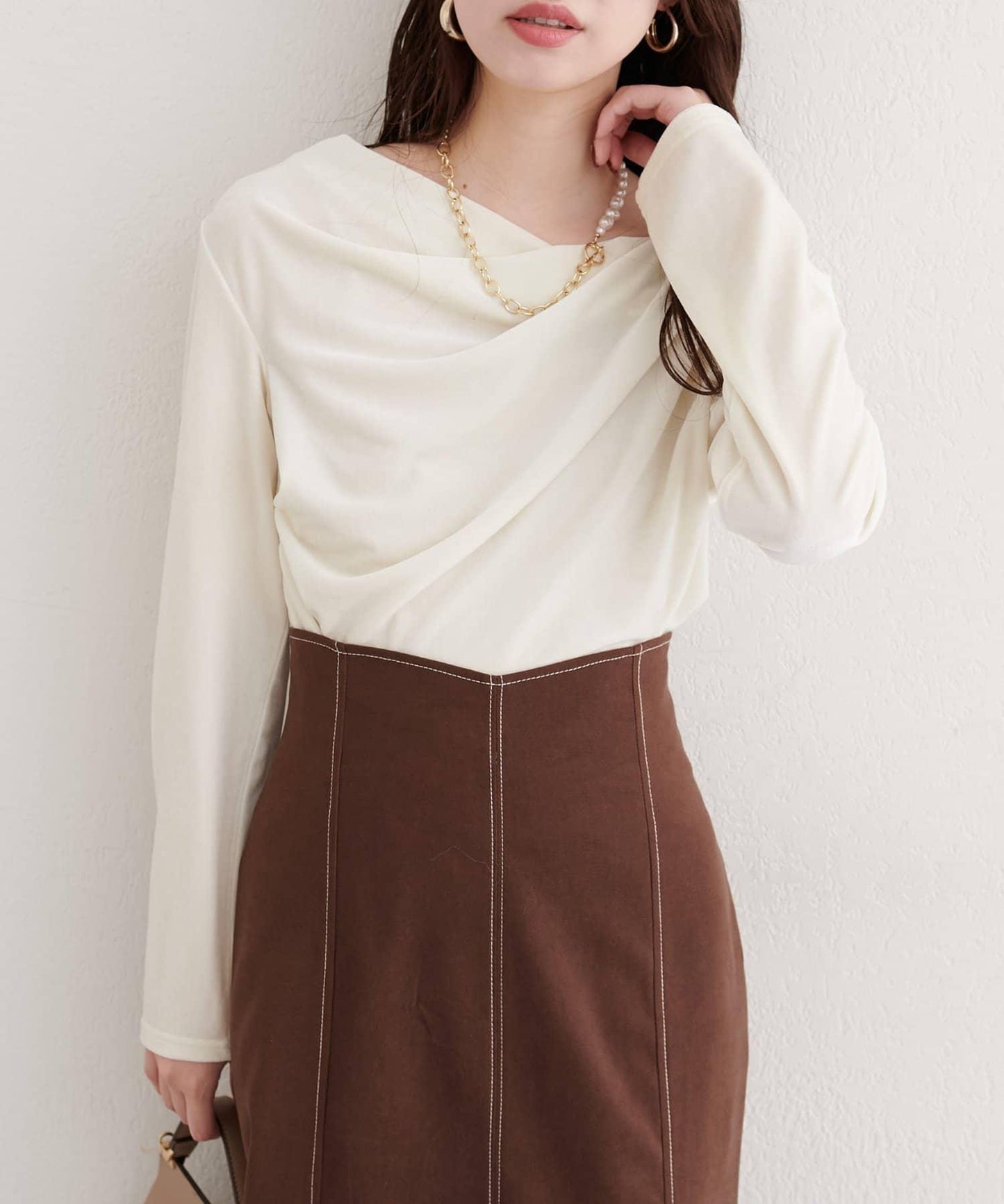 亮片天鵝絨垂墜感套頭衫