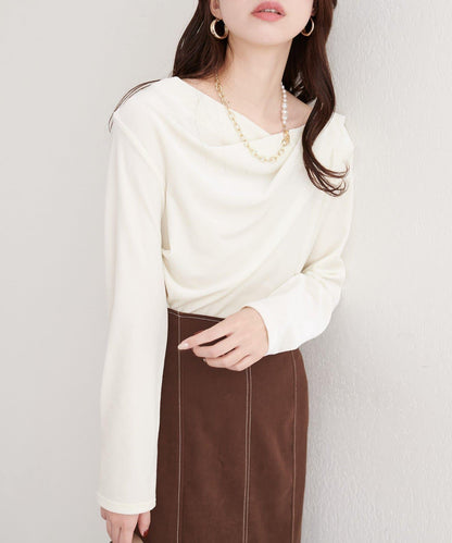 亮片天鵝絨垂墜感套頭衫