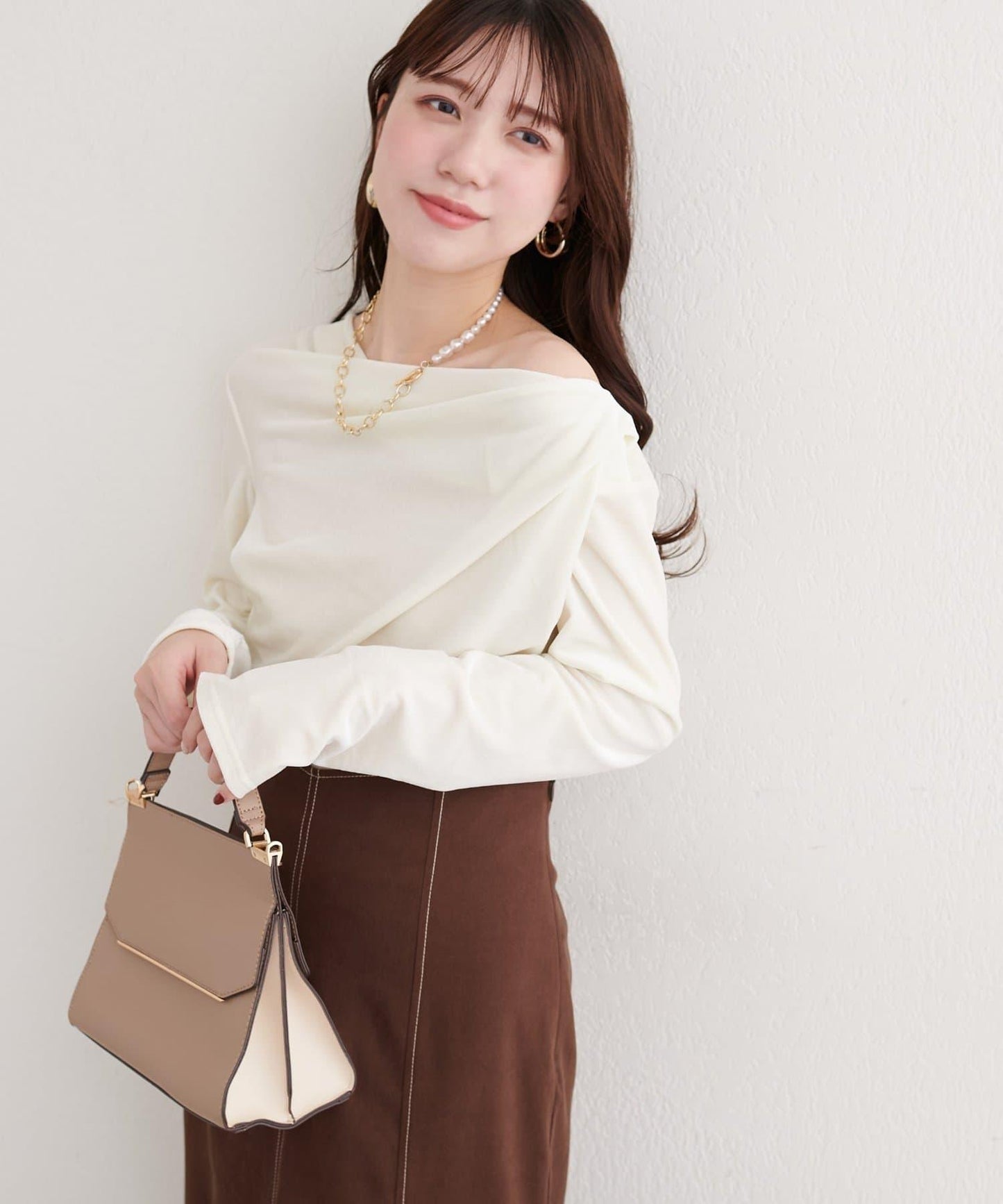 亮片天鵝絨垂墜感套頭衫