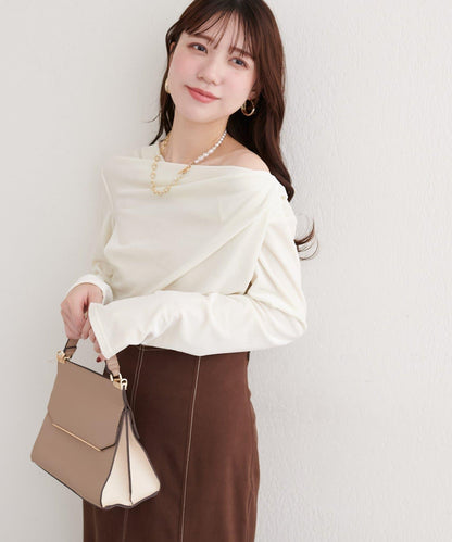 亮片天鵝絨垂墜感套頭衫