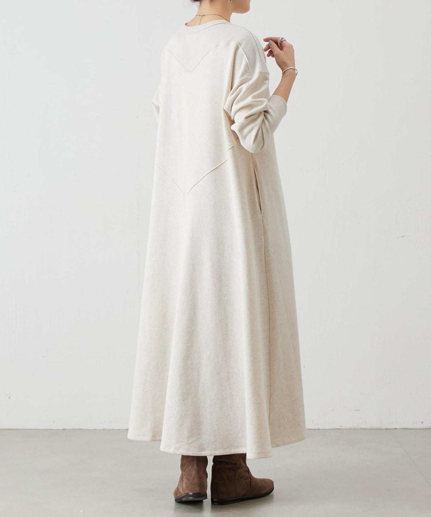 拼接衛衣連衣裙