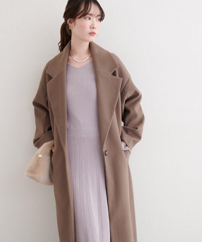 袖口蕾絲針織連衣裙