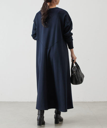 拼接衛衣連衣裙