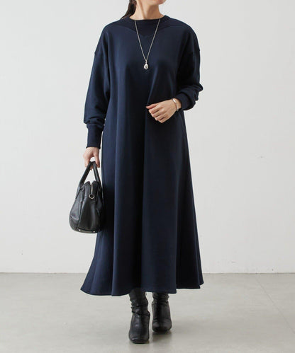 拼接衛衣連衣裙