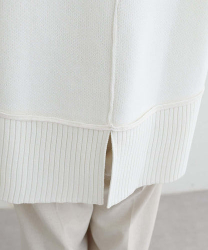 羊絨觸感雙面提花針織套頭衫