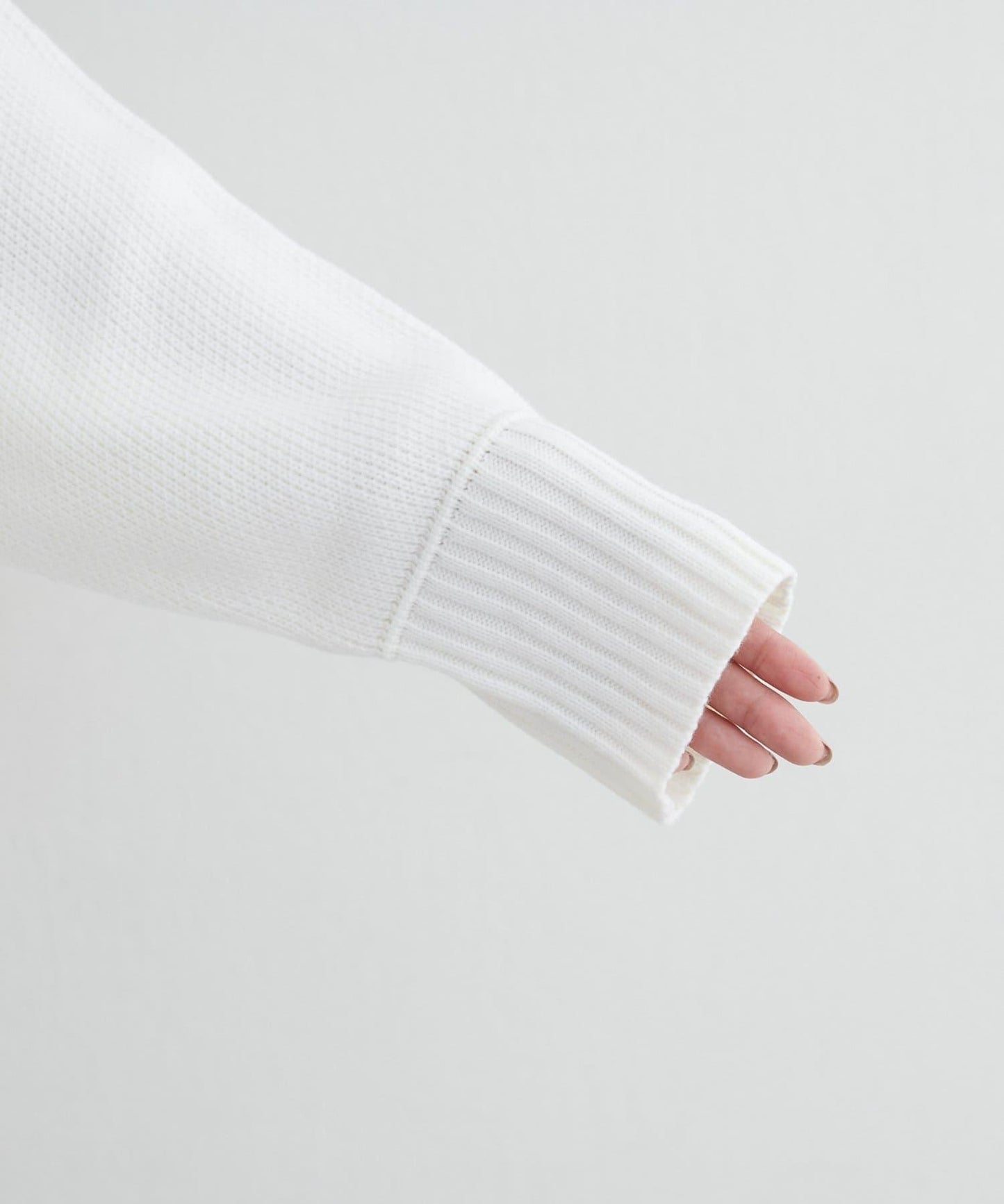 羊絨觸感雙面提花針織套頭衫