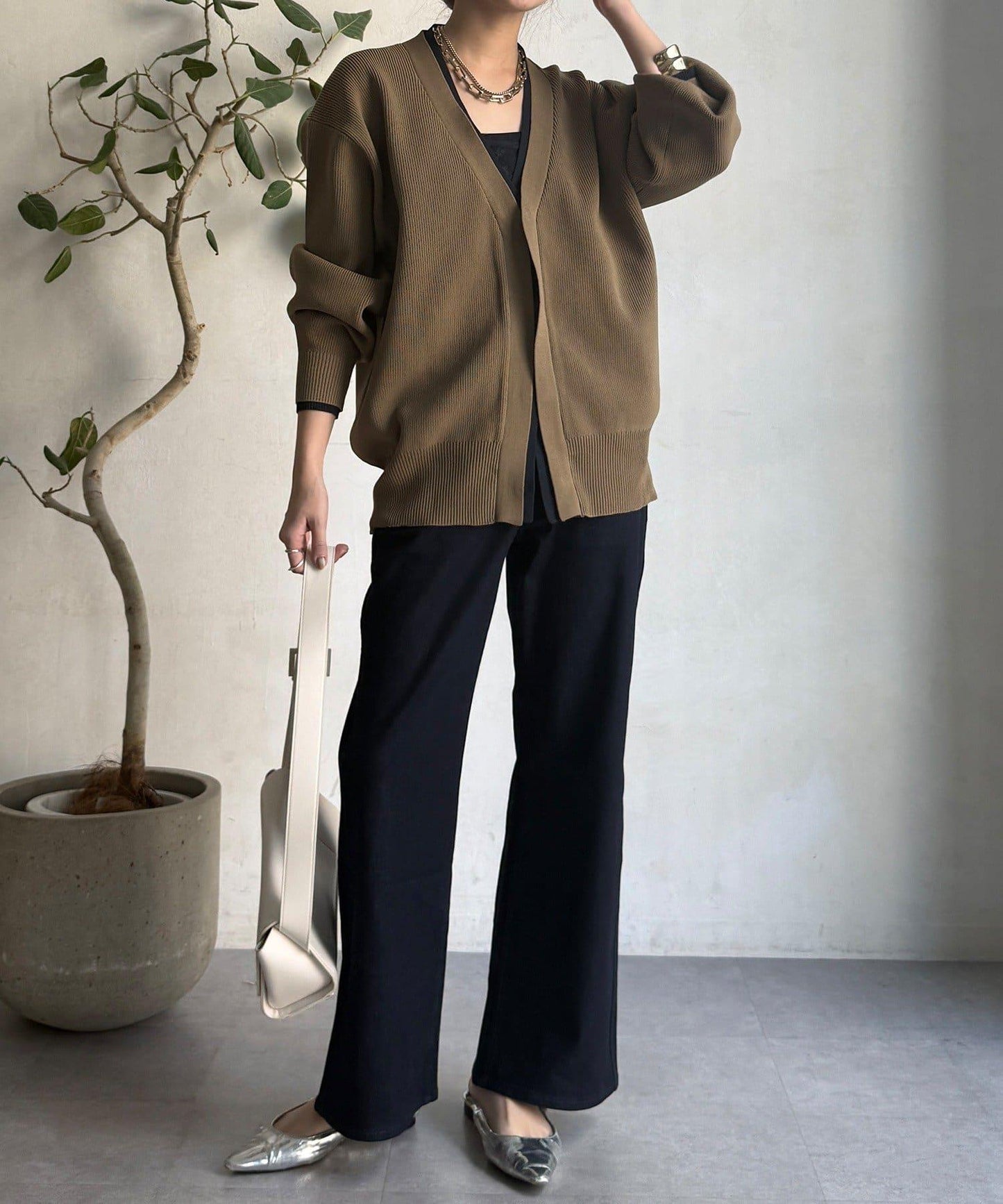 彈力喇叭牛仔褲