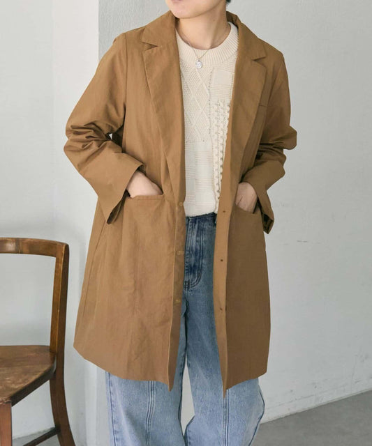 帶內襯/輕盈舒適 簡約夾克【SUM1 STYLE】