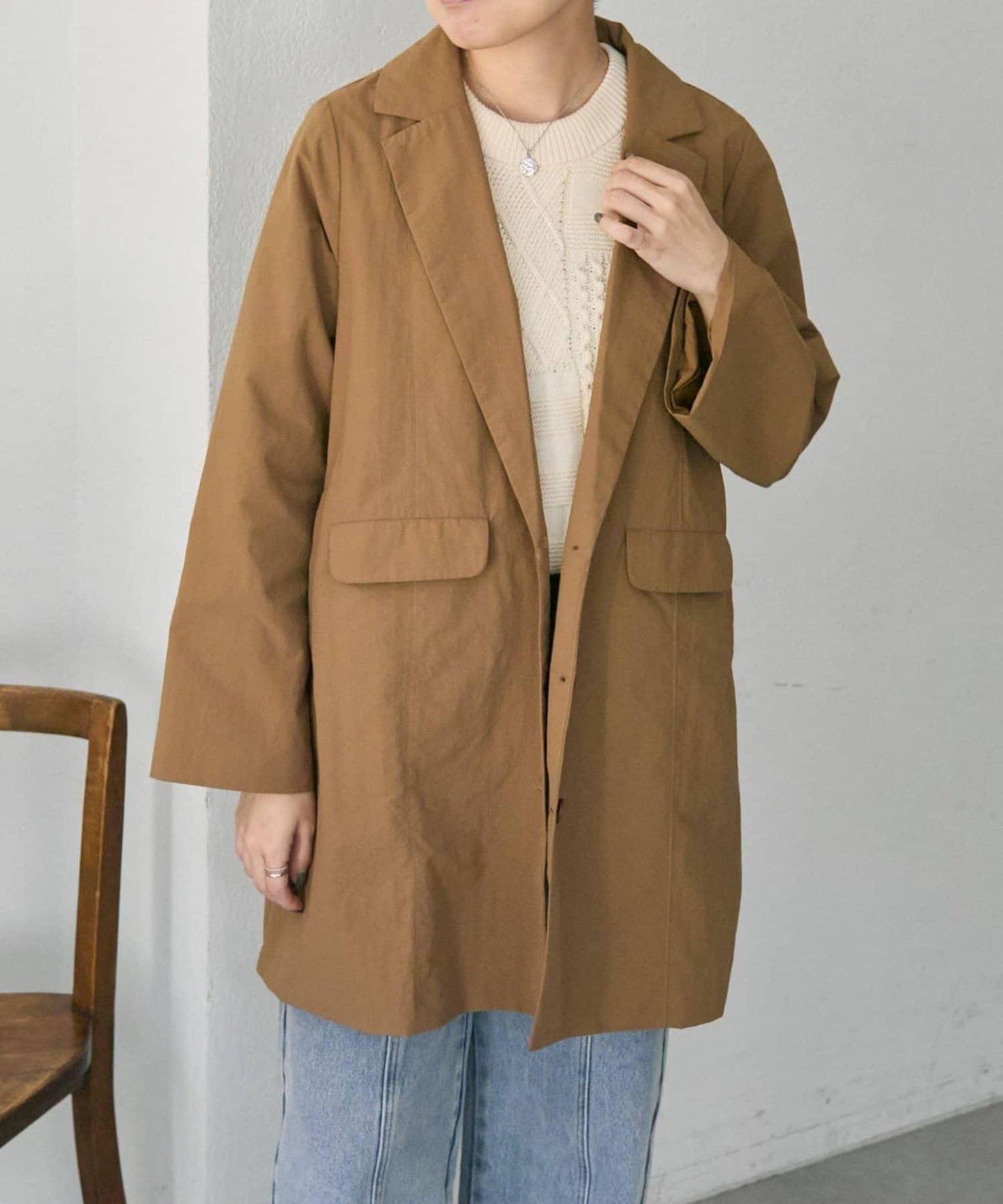 帶內襯/輕盈舒適 簡約夾克【SUM1 STYLE】