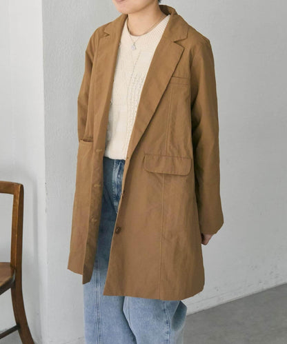 帶內襯/輕盈舒適 簡約夾克【SUM1 STYLE】