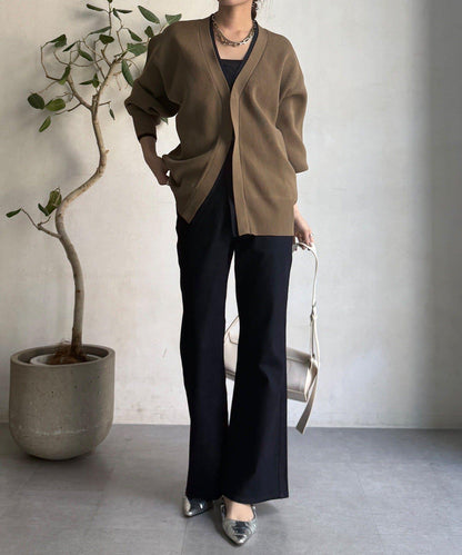 彈力喇叭牛仔褲