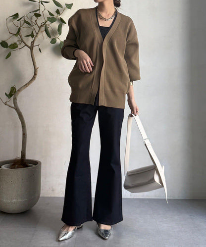 彈力喇叭牛仔褲