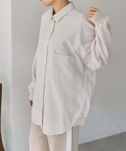 拼接衛衣襯衫【SUM1 STYLE(スミスタイル)】