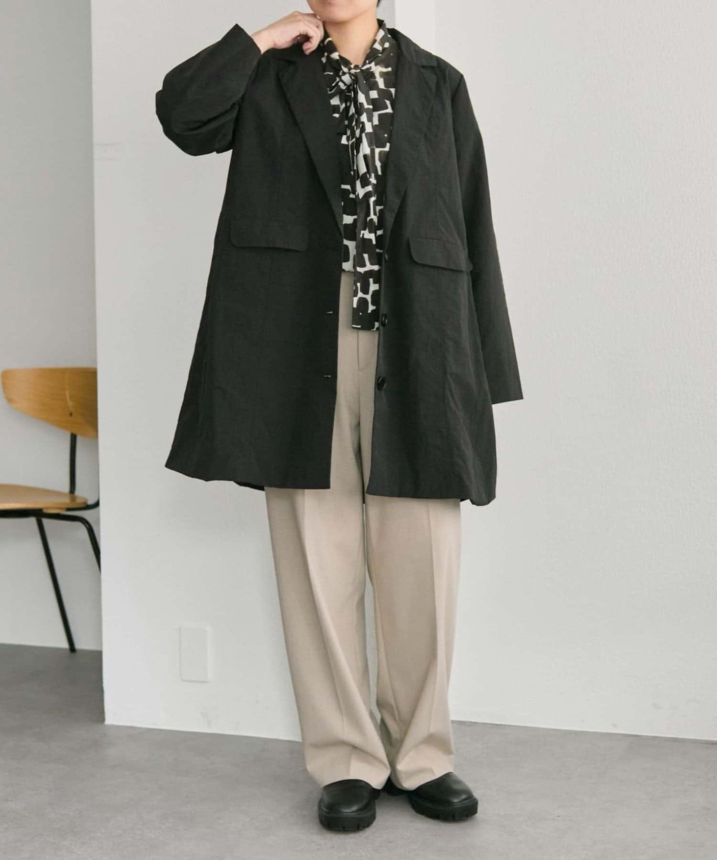 帶內襯/輕盈舒適 簡約夾克【SUM1 STYLE】