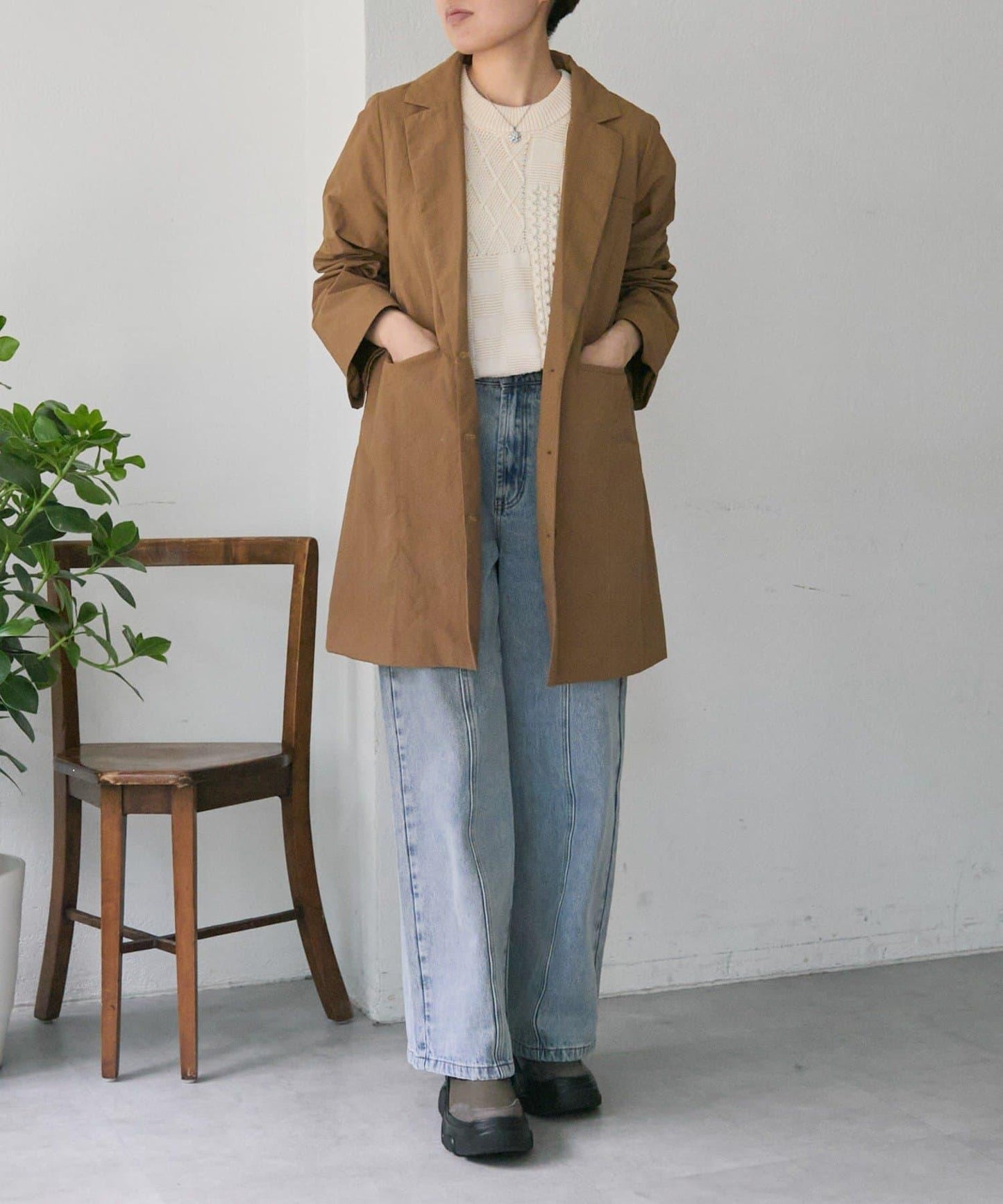 帶內襯/輕盈舒適 簡約夾克【SUM1 STYLE】