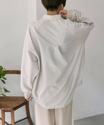 拼接衛衣襯衫【SUM1 STYLE(スミスタイル)】