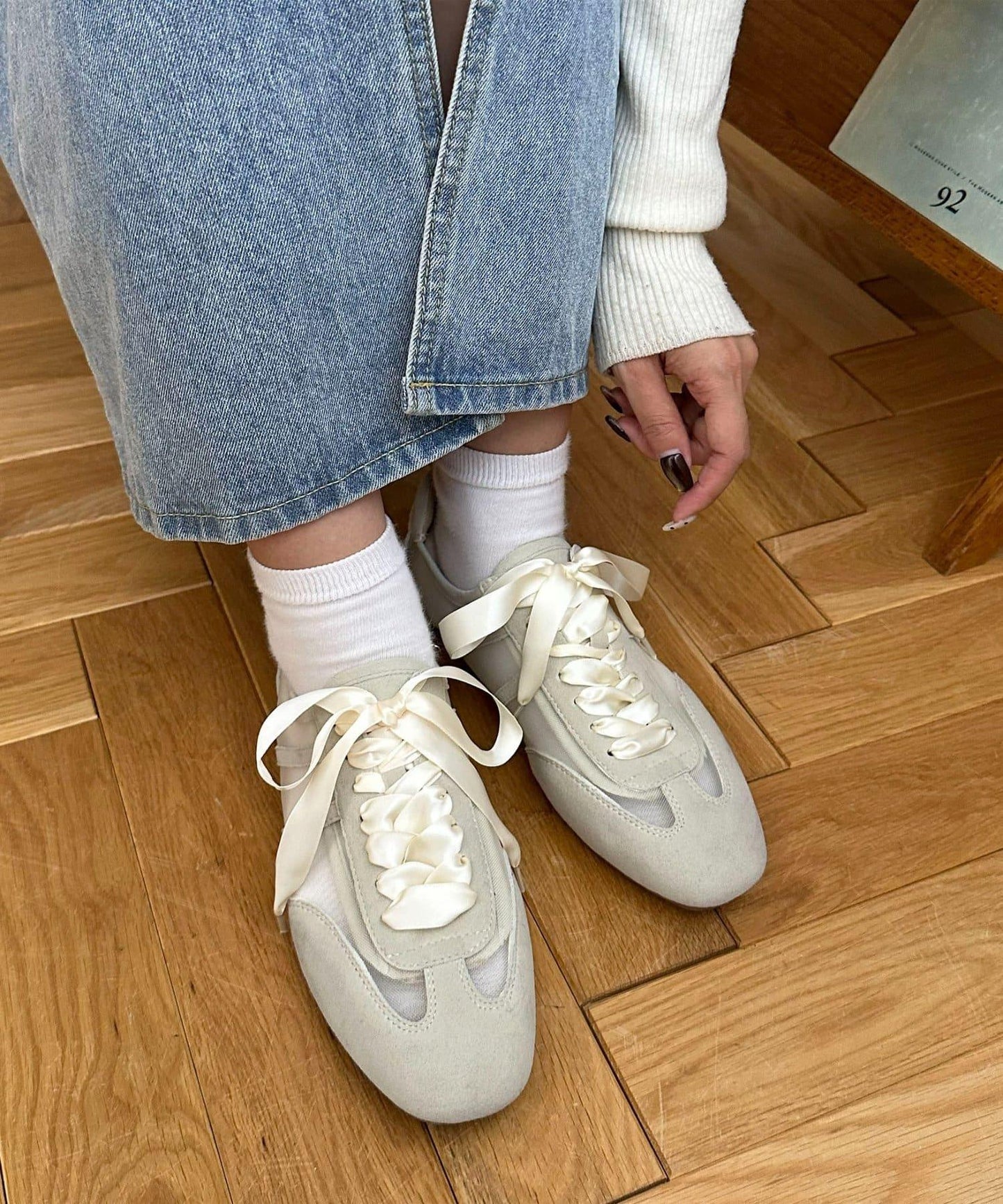 透紗芭蕾風運動鞋