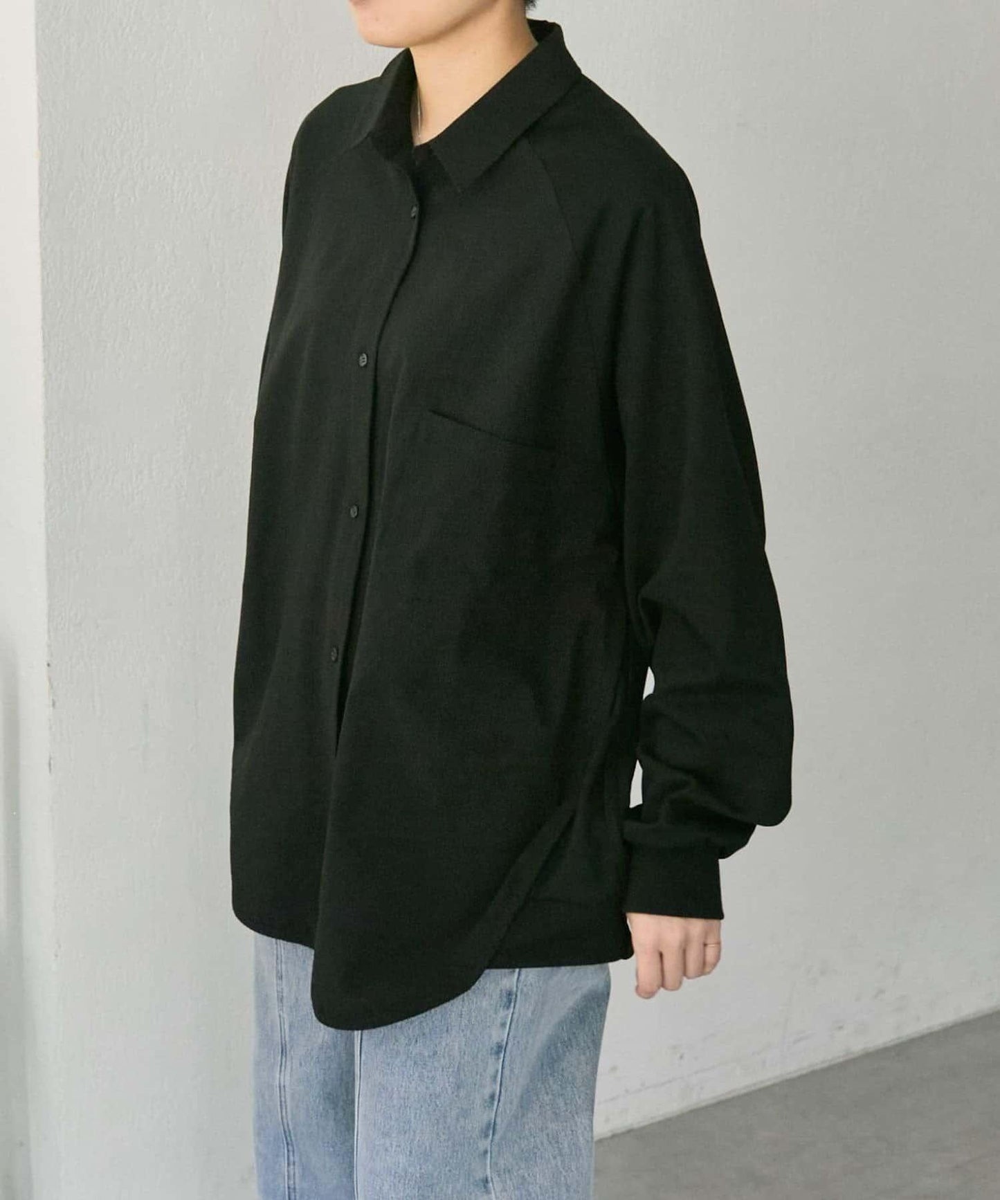 拼接衛衣襯衫【SUM1 STYLE(スミスタイル)】