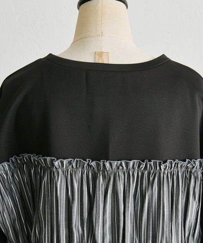 拼接荷葉邊襯衫衛衣【SUM1 STYLE(スミスタイル)】